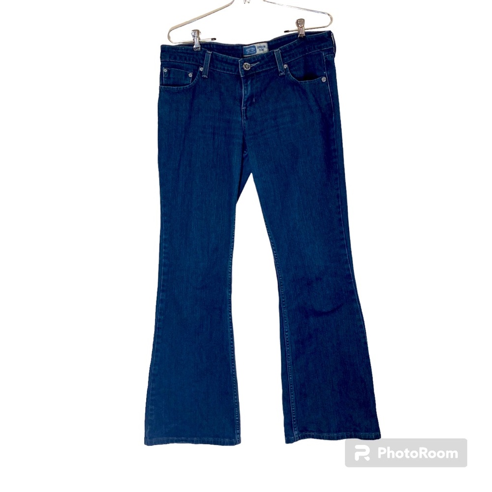 Levi’s Signature Womens Low Slim Flare Jeans Junior Size 11 Medium